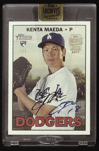 2017 archives signature kenta maeda auto 1/1