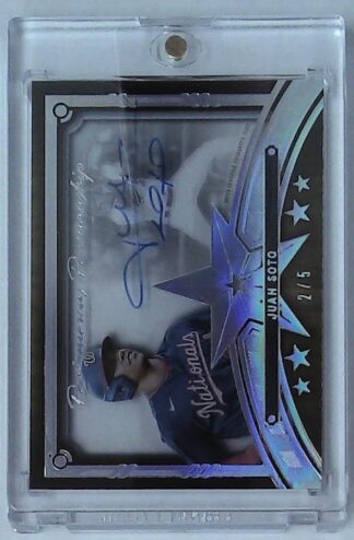 2022 topps five star juan soto auto 2/5