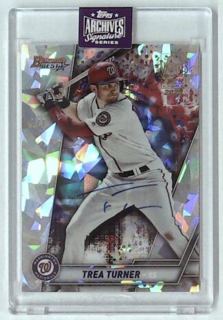 2025 Topps Archives Signature(2019 Bowman's Best atomic #48) Trea Turner 1/1