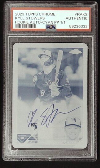 2023 topps chrome kyle stowers 1/1