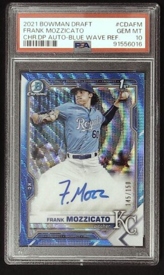2021 Bowman Chrome Frank Mozzicato auto 145/150