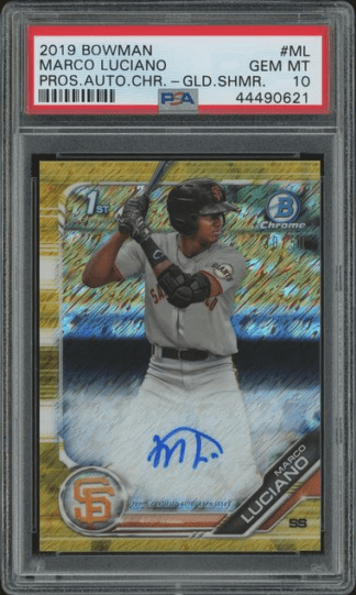 2019 Bowman Marco Luciano auto 30/50